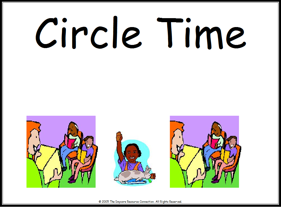 preschool center time clipart