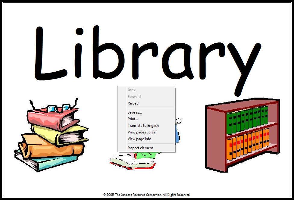 kindergarten library clipart - photo #9