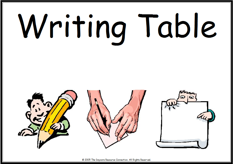 kindergarten writing clipart - photo #16